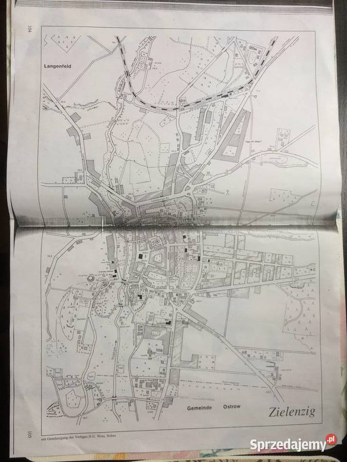 1223 SULĘCIN Kopia Planu Miasta zachodniopomorskie Szczecin