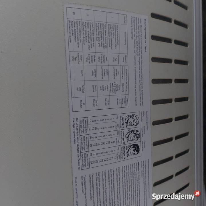 Solarium krperlfter 230v 25w