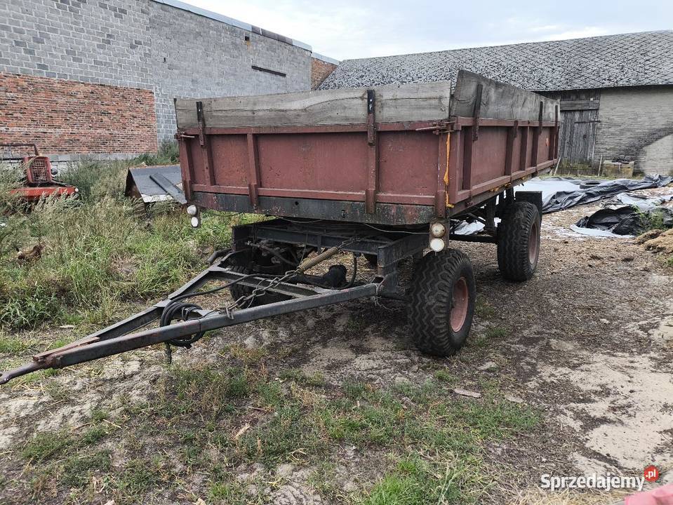Przyczepa D47 D46 Sanok zarejestrowana uszkodzony Grabiec