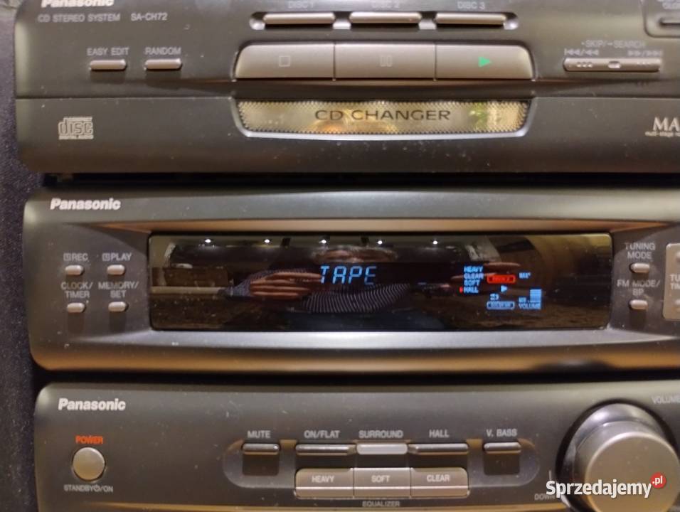 Wieża Panasonic SACH72 CD radio magnetofon Warszawa