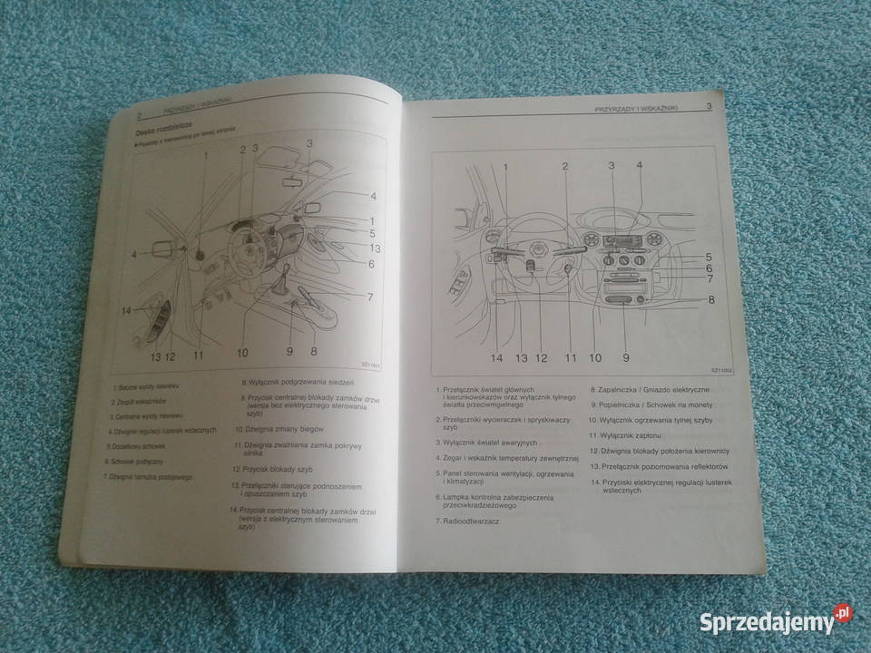 TOYOTA YARIS I książki instrukcje obsługi w etui Chełm