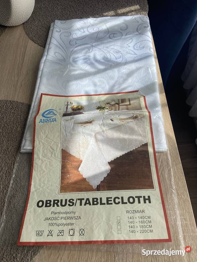 Nowy obrus biały kujawsko-pomorskie Bądkowo