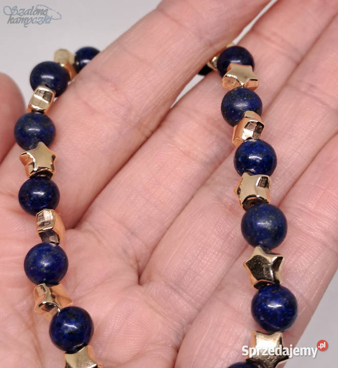 Bransoletka lapis lazuli gwiazdki Warszawa