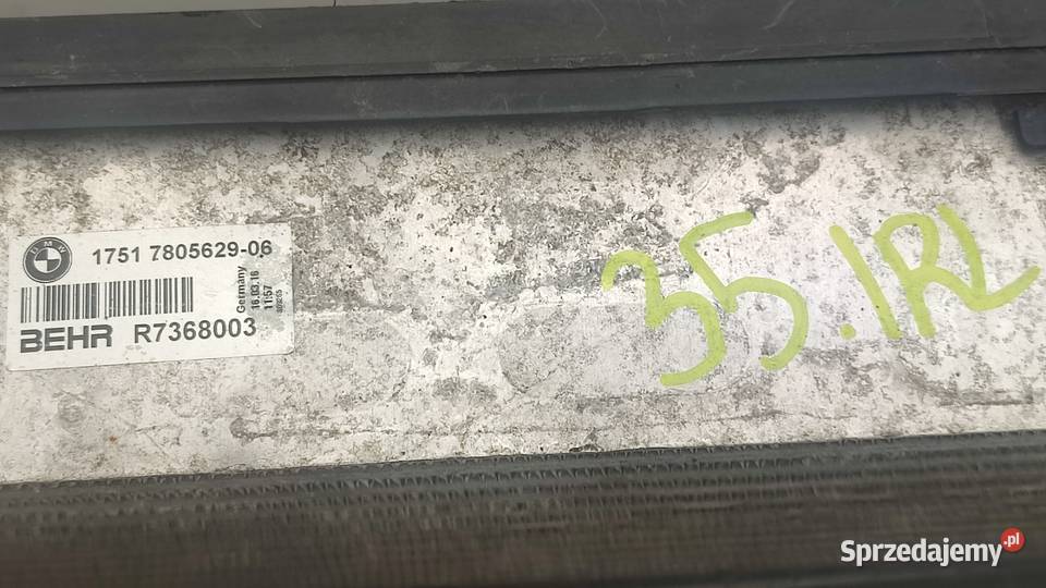 35BMW F10 F11 5 INTERCOOLER CHŁODNICA 1751 Włoszczowa sprzedam