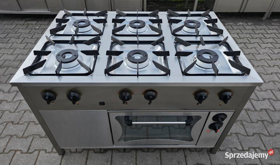Kuchnia Gazowa 6 Pal Piekarnik Elekt EGAZ M1280 wielkopolskie Nowe Skalmierzyce