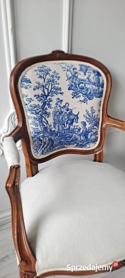 Stylowy fotel scenki rodzajowe Ludwik