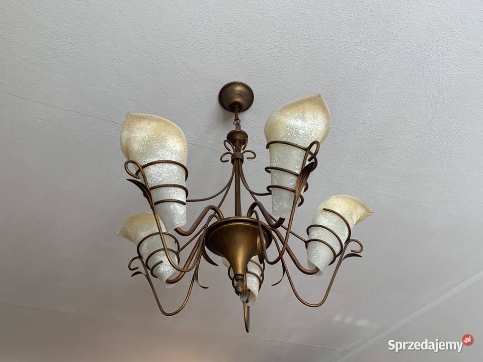 Żyrandol kinkiety lampa zestaw komplet Warszawa