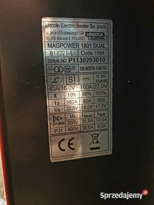 Spawarka Bester Turbo MagPower 1801 Dual CO Sprzęt warsztatowy Świeradów-Zdrój