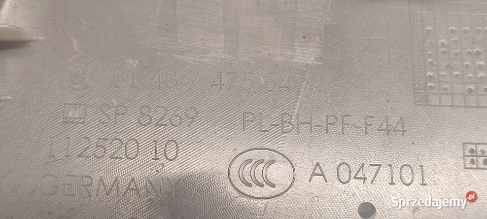 BMW F44 218I OSŁONA SŁUPKA LEWA 7475549 osobowe