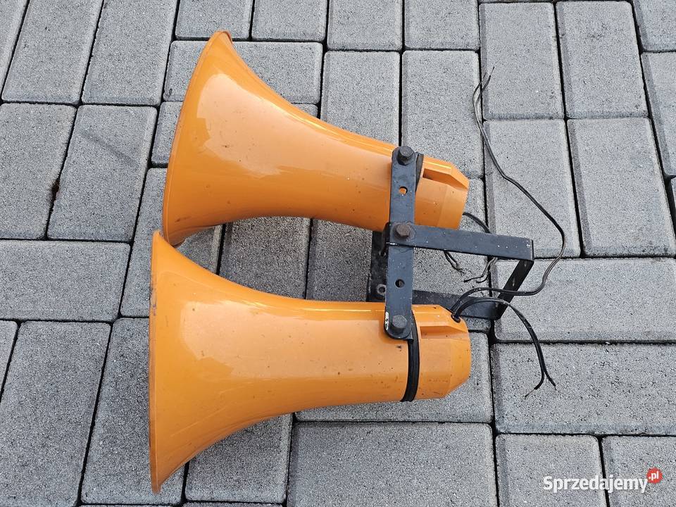 Megafony Tonsil GZT 2410 głośnik megafonowy tuba Magnetofony wielkopolskie
