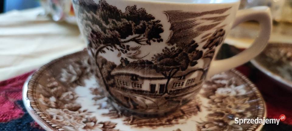 Filiżanka porcelana Iron Stone Anglia pejzaż Wrocław