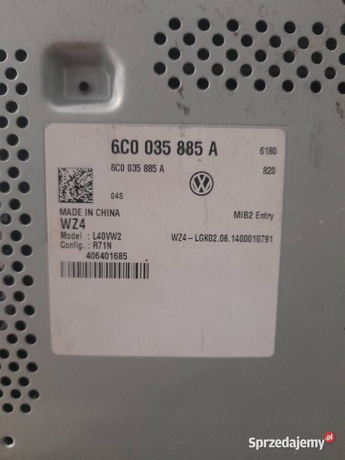 Radio Vw Polo 6C wielkopolskie Solec