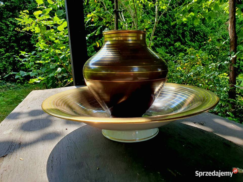 Furstenberg wazon i misa Porcelana i szkło śląskie Myszków sprzedam