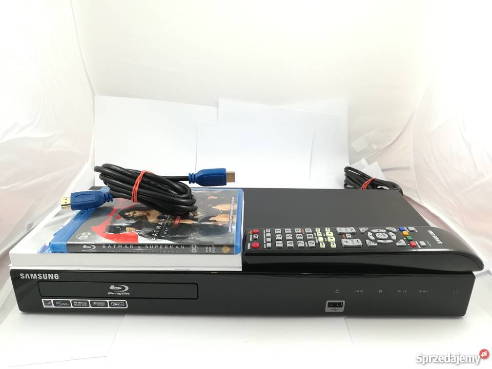 Odtwarzacz Bluray Samsung BDP1580 LAN Optic HDMI + Film Nowa Sól
