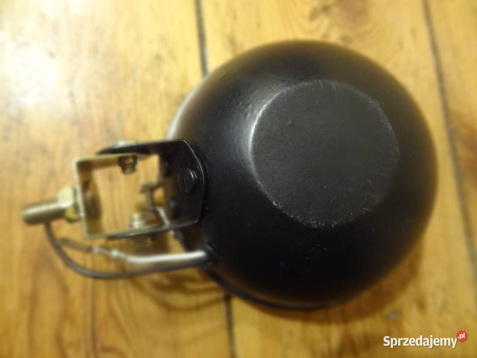 Lampa robocza okrągła metalowa 91mm z żarówką Poznań