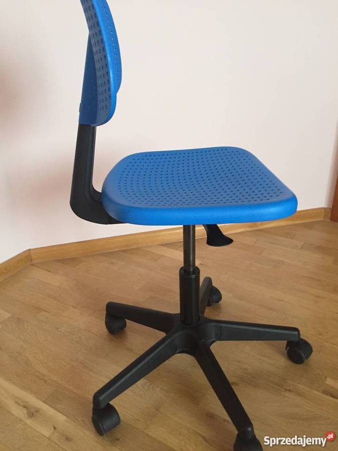 Krzesło plastikowe niebieskie ikea Masłów Pierwszy