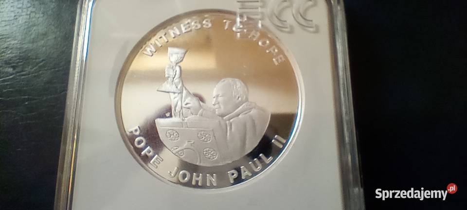 Stare monety Medal Jan Paweł II Zambia 268 Lesko