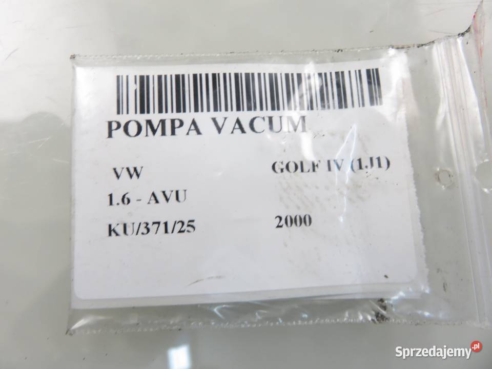 POMPA VW GOLF IV 1J1 1J0919433 1J0612181 sprzedam