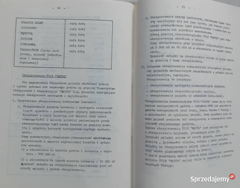 Broszura Informacja turystów wyjeżdżających Koźminek