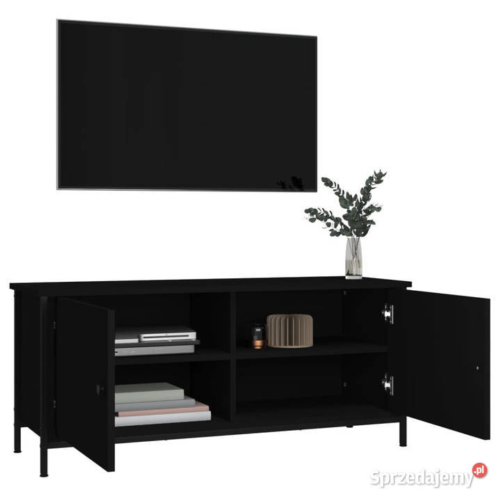 Szafka pod TV czarna 102x35x45 materiał mazowieckie Warszawa sprzedam