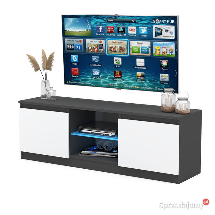 Szafka Rtv Stojąca 120 Duo Nowoczesny Stolik Pod RTV Elbląg