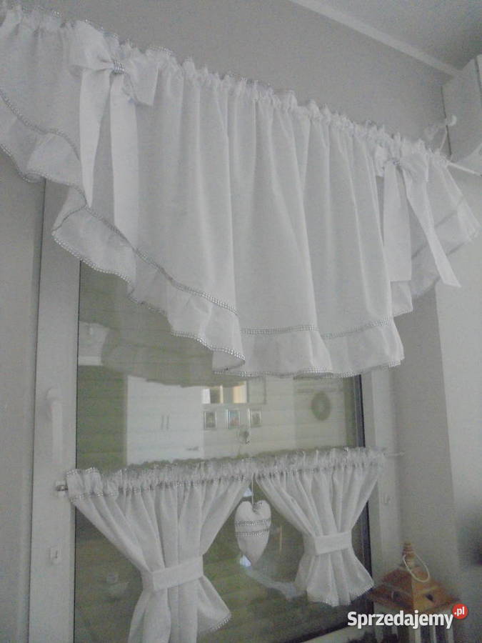 gotowy komplet firanek karnisz do 160 kujawsko-pomorskie Włocławek