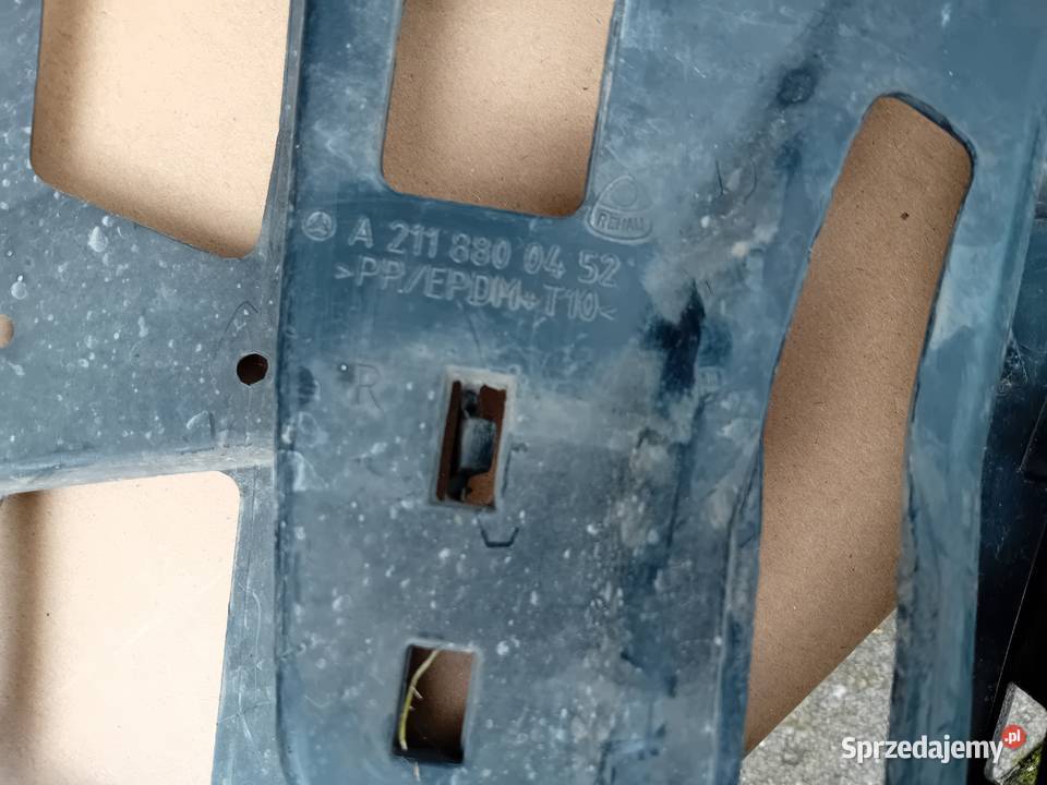 MERCEDES W211 wzmocnienie stelaż ślizg zderzaka Tczew