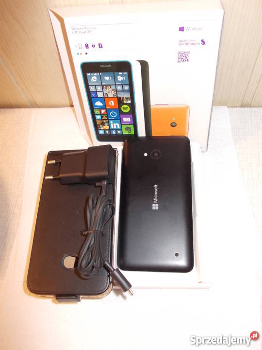 Microsoft Lumia 640 Dual SIM czarny bez simlocka Wrocław