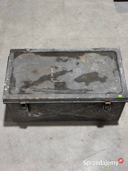 Wojskowa skrzynia metalowa ocynkowana kufer 40cm Wrocław