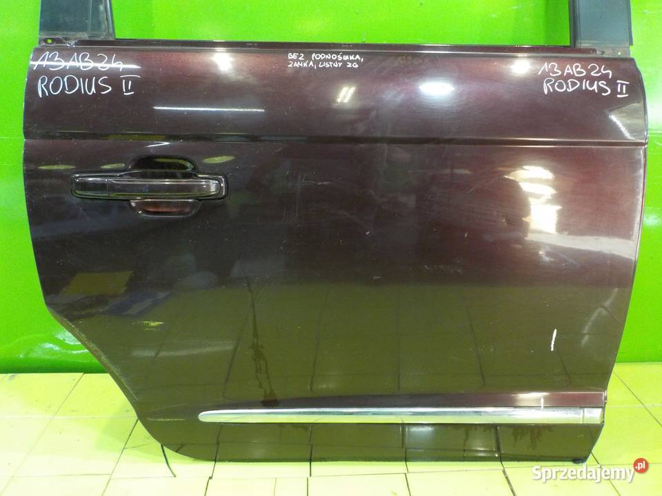 SSANGYONG RODIUS II TURISMO 14r drzwi prawe tyl Suków