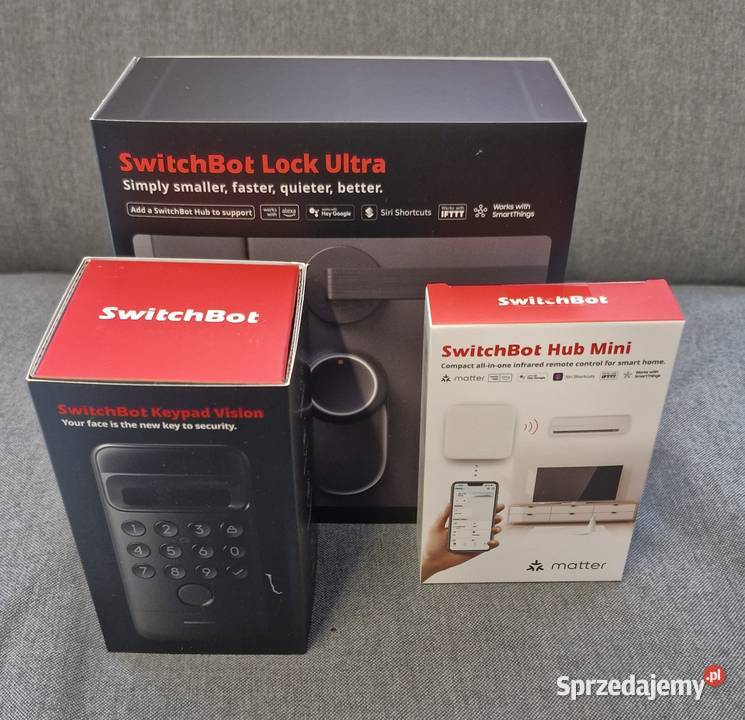 Zamek SwitchBot Lock Ultra Vision Combo 3w1 z Rzeszów