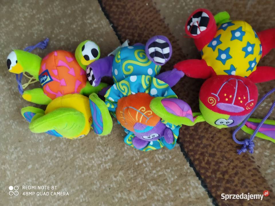 zawieszka maskotki grzechotki na wózek fotelik wielkopolskie Poznań