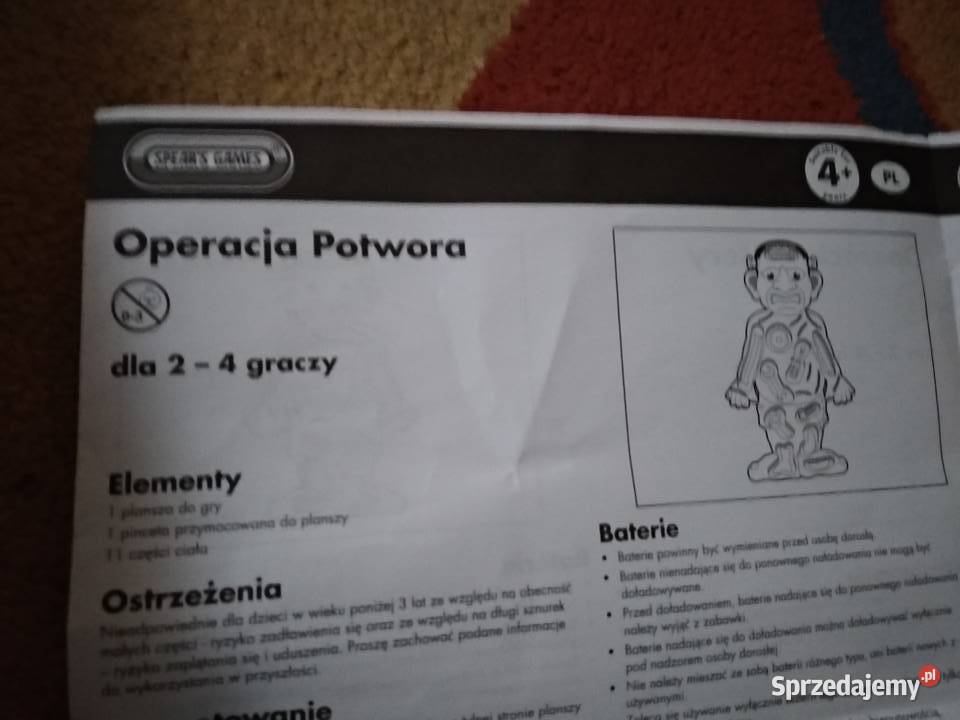 operacja potwora gra monster surgery Poznań