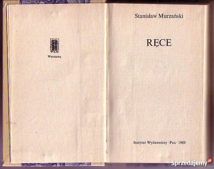 5994 RĘCE STANISŁAW MURZAŃSKI Czyrna