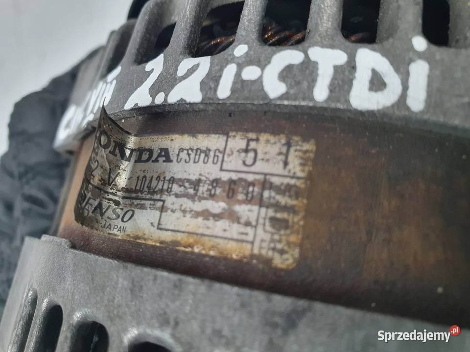 ALTERNATOR Honda Civic VIII 22 ICTDI CSD86 Chełm