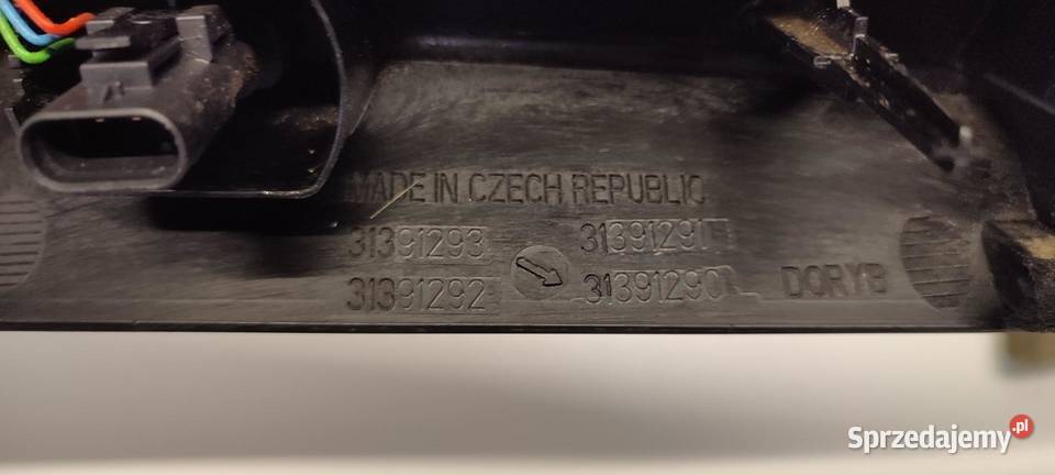 VOLVO V60 LISTWA OŚWIETLENIA TABLICY 31391290
