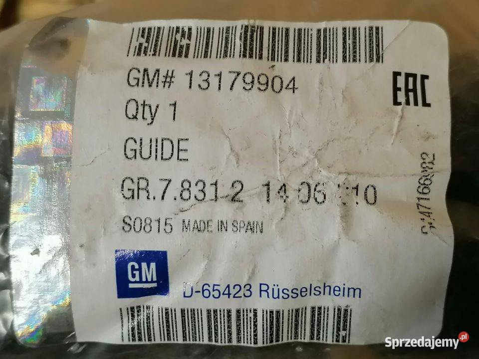 OPEL CORSA D ŚLIZG MOCOWANIE ZDERZAKA RH osobowe Pozostałe Pozostałe