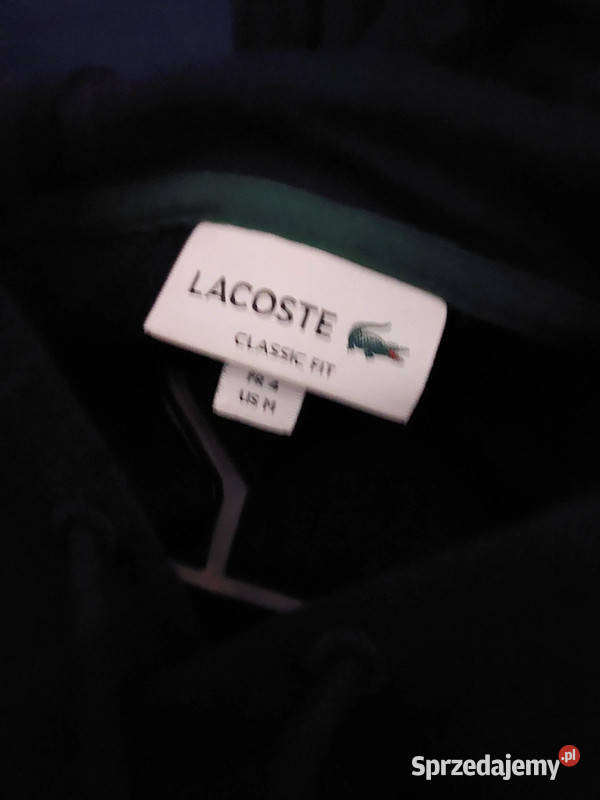 Lacoste bluza bawełniana kolor granatowy z Gdynia sprzedam