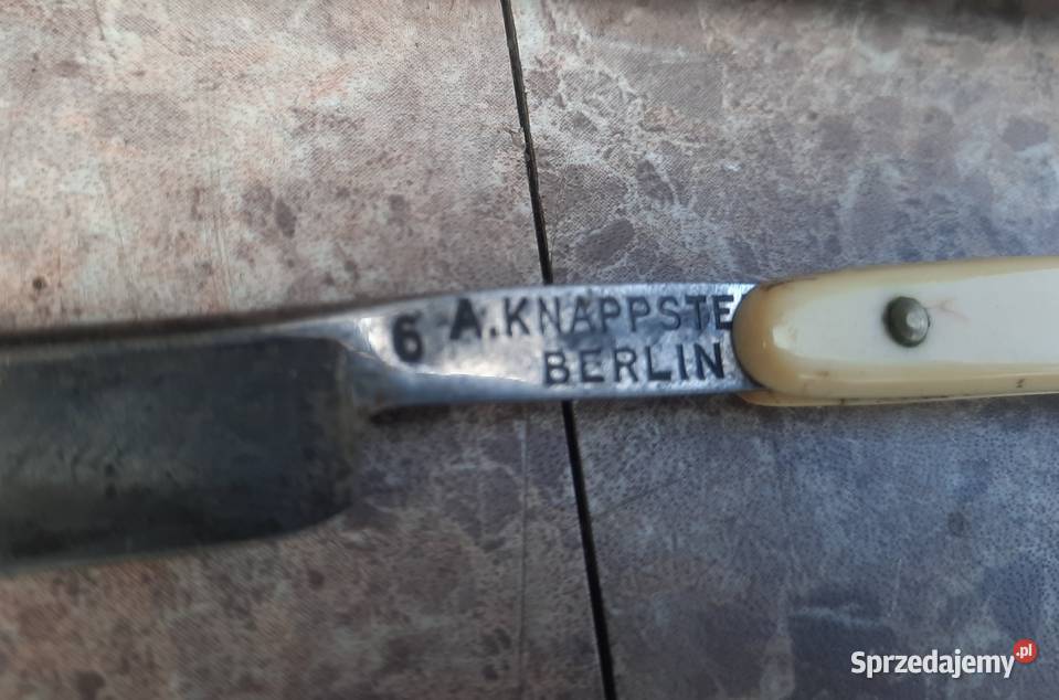 Stara brzytwa A Knappstein Berlin Tczew