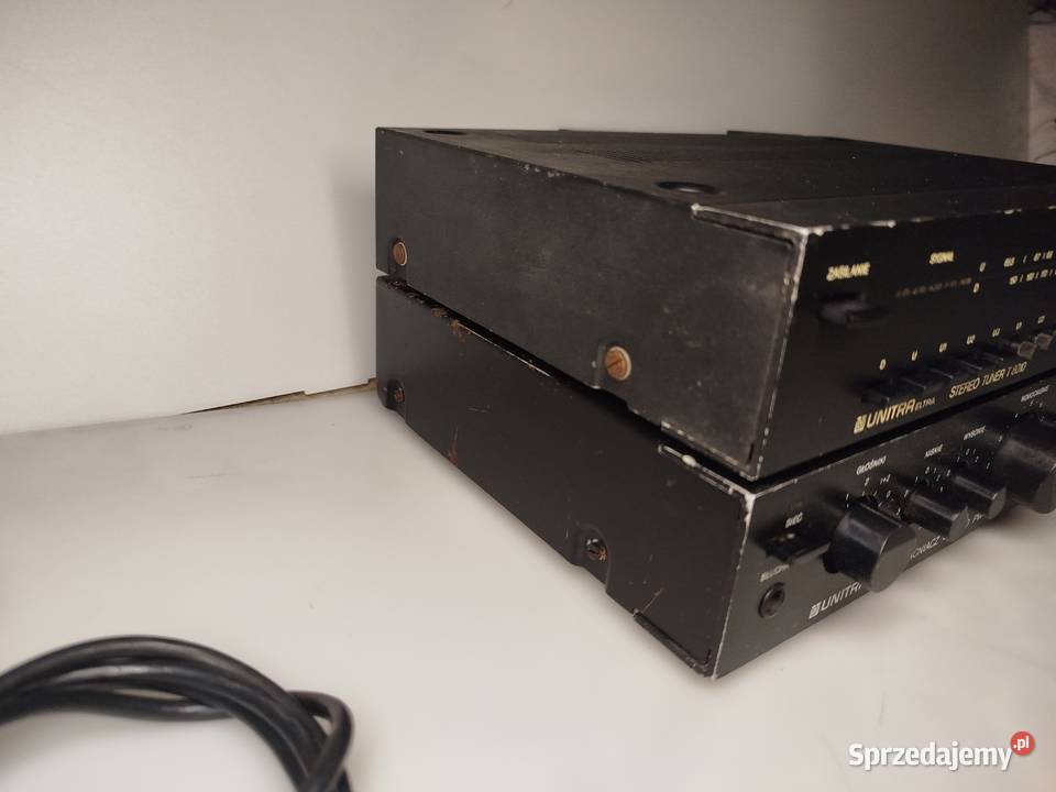 Wzmacniacz UNITRA PW80 i Tuner T8010 Zgierz