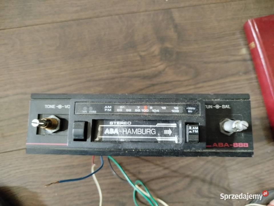 Aba Hamburg radio samochodowe PRL Pozostałe podlaskie