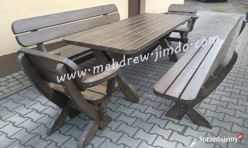 meble ogrodowe komplet ogrodowy drewniany Komplety mebli małopolskie Tokarnia sprzedam