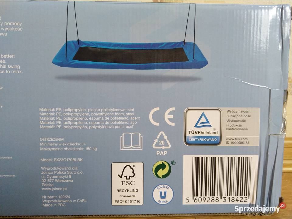 NAJTANIEJ Huśtawka Wisząca Bocianie Gniazdo śląskie