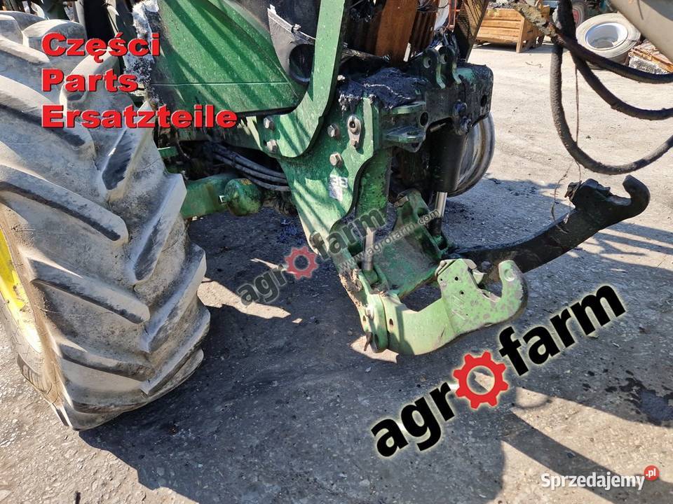 John Deere 6105MC części skrzynia biegów silnik