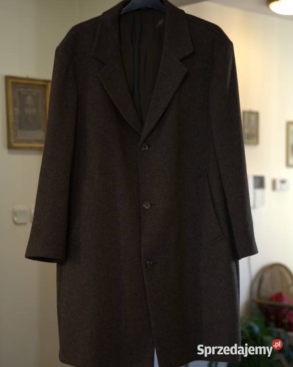 Męski płaszcz wełniany marki DolceGabbana