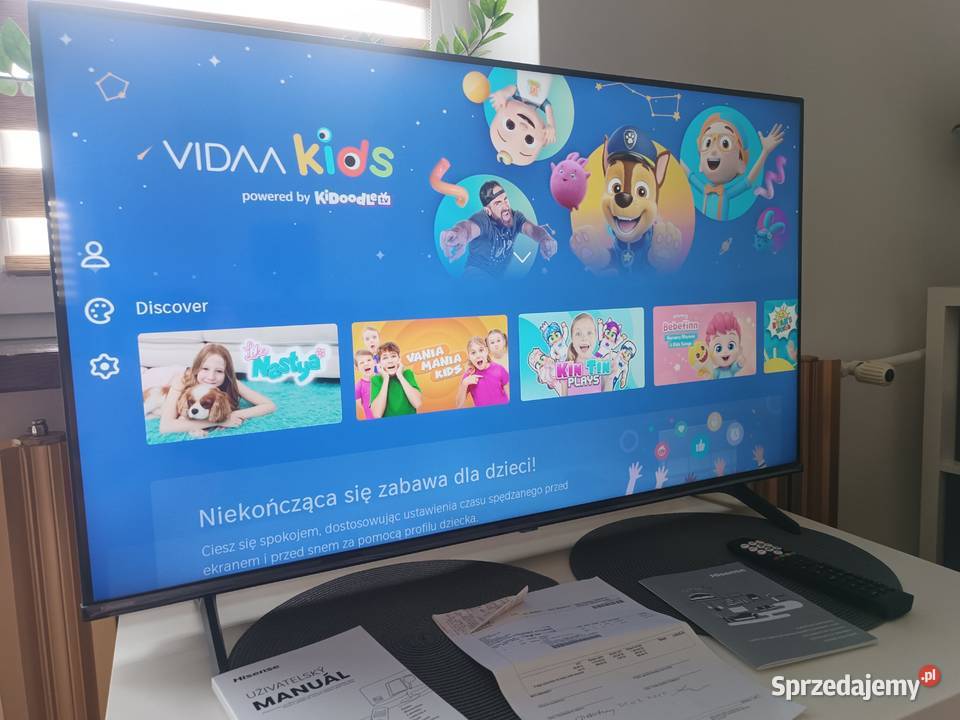 TV gwarancja 31032027 LED 4K HISENSE 43A6N 43 4K Libiąż