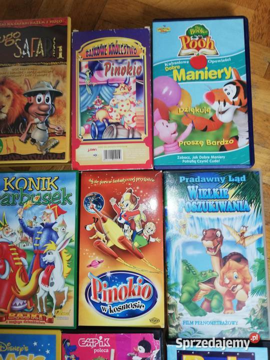 Kasety VHS 12 sztuk Tanio Warszawa