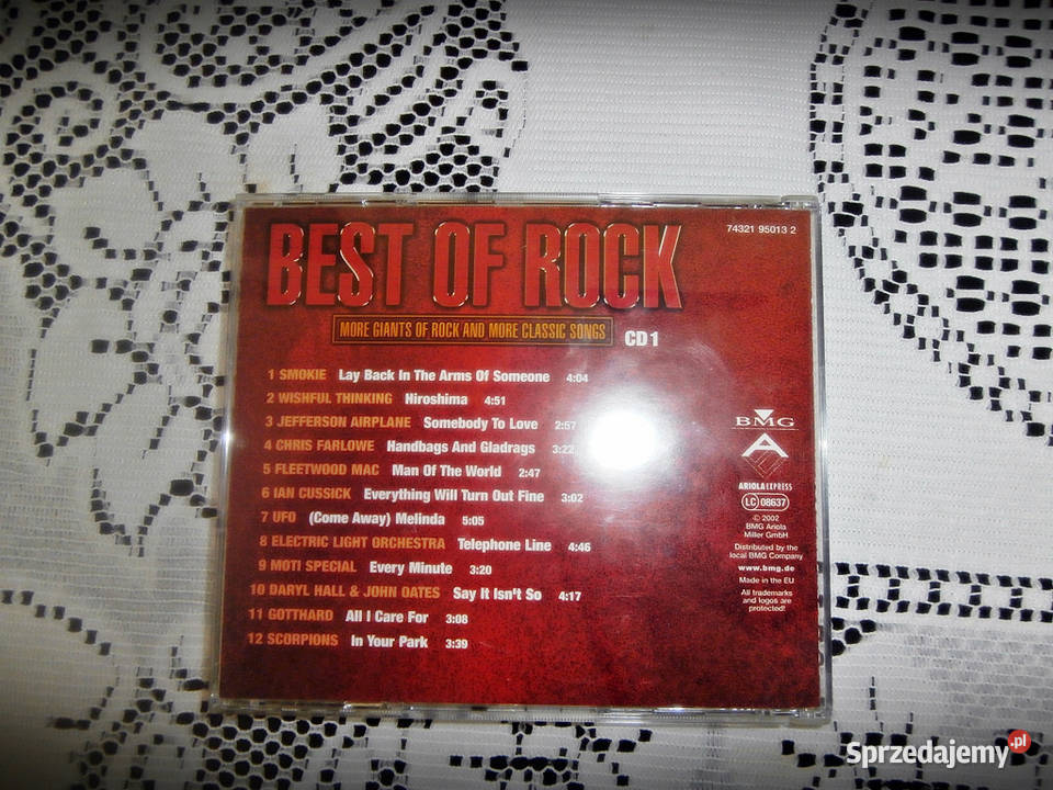 Płyta CD Best of rock CD1 małopolskie