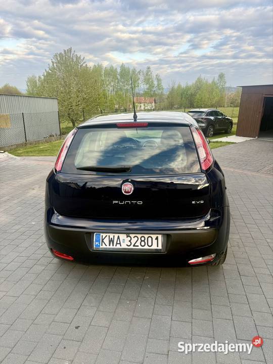 Fiat Punto Evo 12 LPG 2010 małopolskie Wadowice
