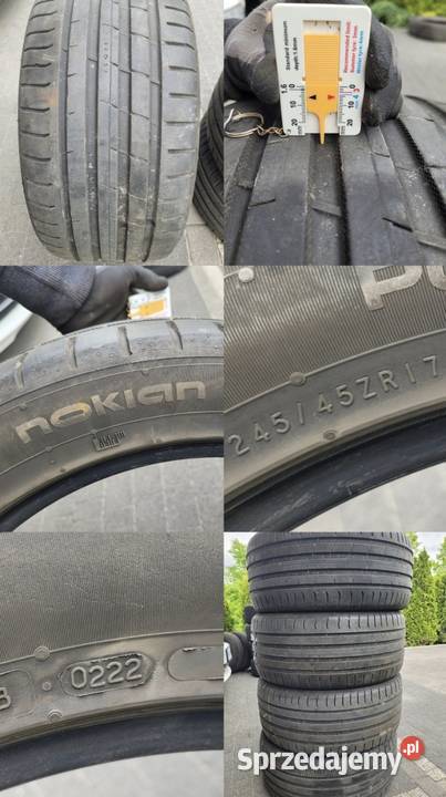 Opony NOKIAN 2454517 lato 4 sztukii 300zl wielkopolskie Poznań sprzedam
